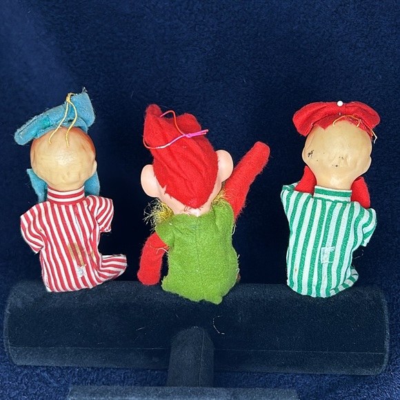 Elf on the Shelf, 4 vintage from the 1950’s. - Picture 2 of 4